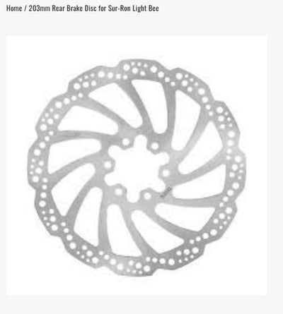 Surron Light Bee Service Bundle Tyre Tube Belt Chain Disc Brake