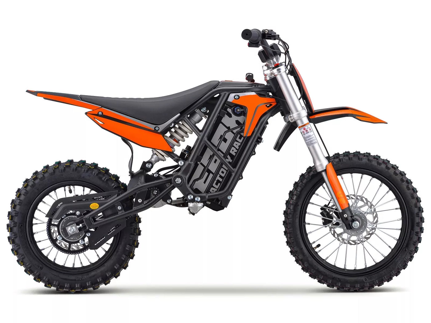 EBOX V2 Electric 2KW 60V Dirt Pit Bike Black/White/Teal/Orange Stomp mx E-Bike